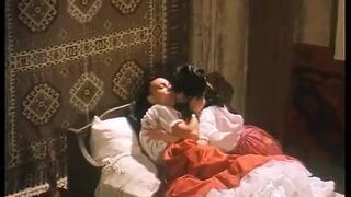 Two hot lesbians with big boobs licking