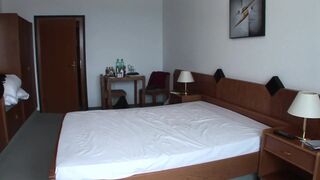 Horny slut masturbates with her dildo toy