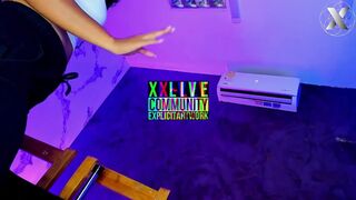 I Fuck Her with a Double Dildo and We Both Cum