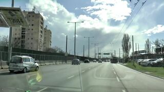 Brunette chick picked up and fucked hard in her pussy