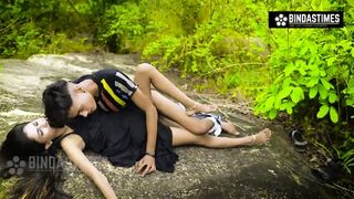 Oh Dear! Mountain Boy Fucks His Girlfriend Sudipa In The Jungle Openly (Hindi Clear Audio)