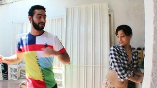 I love filling my horny stepsister's face with cum - Porn in Spanish