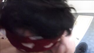 Muscular Hunk Gives Asian Babe Orgasmic Oral Pleasure