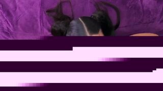 Luna Star Latina Roommate Eating My Cum