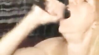 Mature Angel's Throat Bulge Challenge