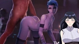 BLUE GIRL ass hard fuck