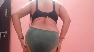 Sexy Indian Bhabhi In Bathroom Taking Shower Full Hindi Audio. Showing Puffy Nipples Massage Dirty Talking