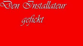 German Amateur Bijenny Handwerker in Erwachsenen-Video gefickt