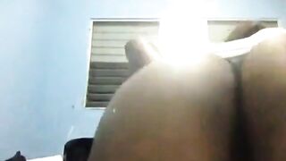 Granny Shows Off Her Big Ass on Webcam