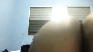 Granny Shows Off Her Big Ass on Webcam