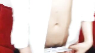 Japanese Amateur's Webcam Striptease