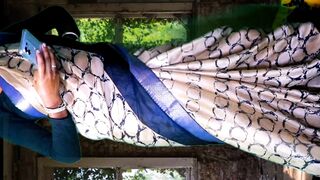 Purane ghar me bhabhi ko bula k choda Desi Indian bhabhi in Old ruins wet juicy pussy sex by her step father