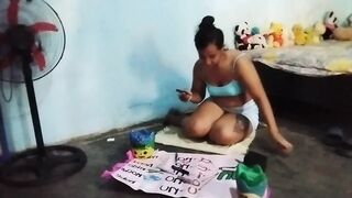 Pair of bandits playing with their exuberant bodies