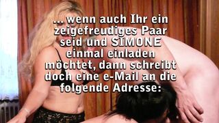 Blonde German cougar sharing BBC with attractive brunette bitch