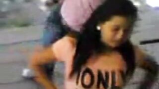 Indonesian Babe's Striptease