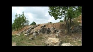 Sexy blonde loves big cock in pussy in ass