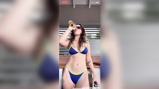 BigBootyAngel Teases Her Juicy Ass in Leaked Nudes Video