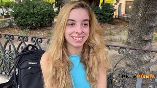 She's JUST 18, but Irina wants to learn how to become a porn star at PepePorn!