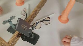 JOI POV - Girl uses dildo in anal masturbation, do you want to fuck me?