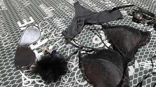 The stepmom thought that her father was fucking her. BDSM