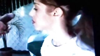 Babysitter Sucks a Big Cock Deep Throat on Webcam