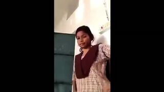 19yo Village College Girl Boobs Press Sir Ke Sath Secret Me