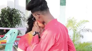 first holi celebration..