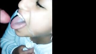 Latina Amateur Loves Swallowing Cum