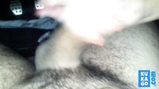 Amateur Portuguese Blowjob in a Car