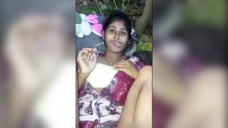 Indian college girl shows her slutty face during sex with brother