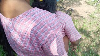 Forest side school girl lesbian fucking