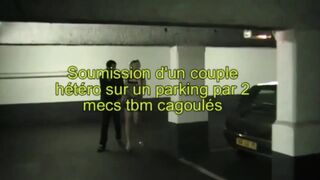 Bisexuel aggression in outdoor parking at night