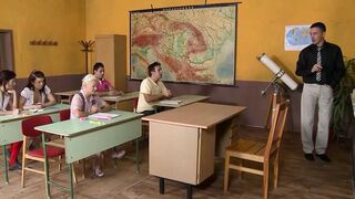 Sexy Students Flirts with Hot Teacher, Blowjobs and Fucks Hard Compilation