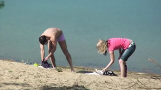 Little slut needs a big cock outdoor!