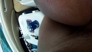 Big-Cock Pleasures a Busty Milf on a Public Beach Boat Trip