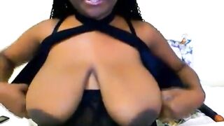 Big-Titted Black Beauties Kelly & Kity on Webcam