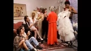 Vintage sluts getting fucked and pussy licked in orgy