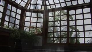 Hot girl gets ass stretched after riding a huge cock on the pool