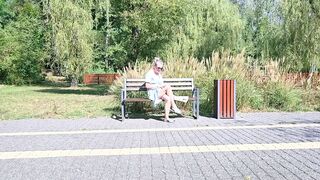 Relax on the Bench(discreet Masturbation)