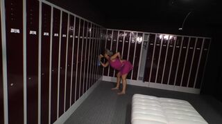 Chubby big ass brlonde gets showered with his warm load