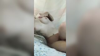 Virgin girl strips naked