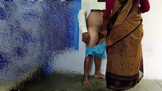 Sex video of Indian desi village stepbrother and stepsister, stepbrother sucking his stepsister by sucking her ass