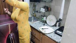I Find My Horny Step mom in the Kitchen - Porn in Hindi