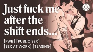 ASMR Audio Porn: Secret Coworker FWB Sex After Closing – Public Fuck & Sex at Work – Erotic Audio Roleplay for Women