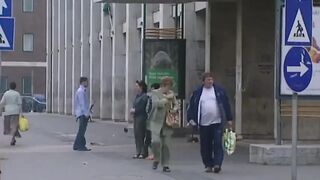 Blonde Babes Wild Stairway Fuck and Toy Play