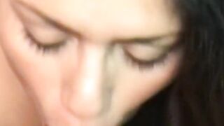 Amateur Latina MILF's Heavenly Blowjob
