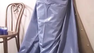 Candle wax on big tits