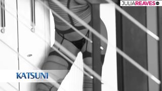 Sexy MILF moans as a huge cock fucks her shaved pussy hard