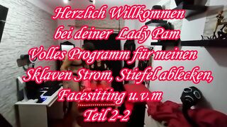 Full Program for My Slave: Electricity, Boot Licking, Facesitting and Much More, Part 2-2.