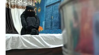 Muslim mom with neighbour